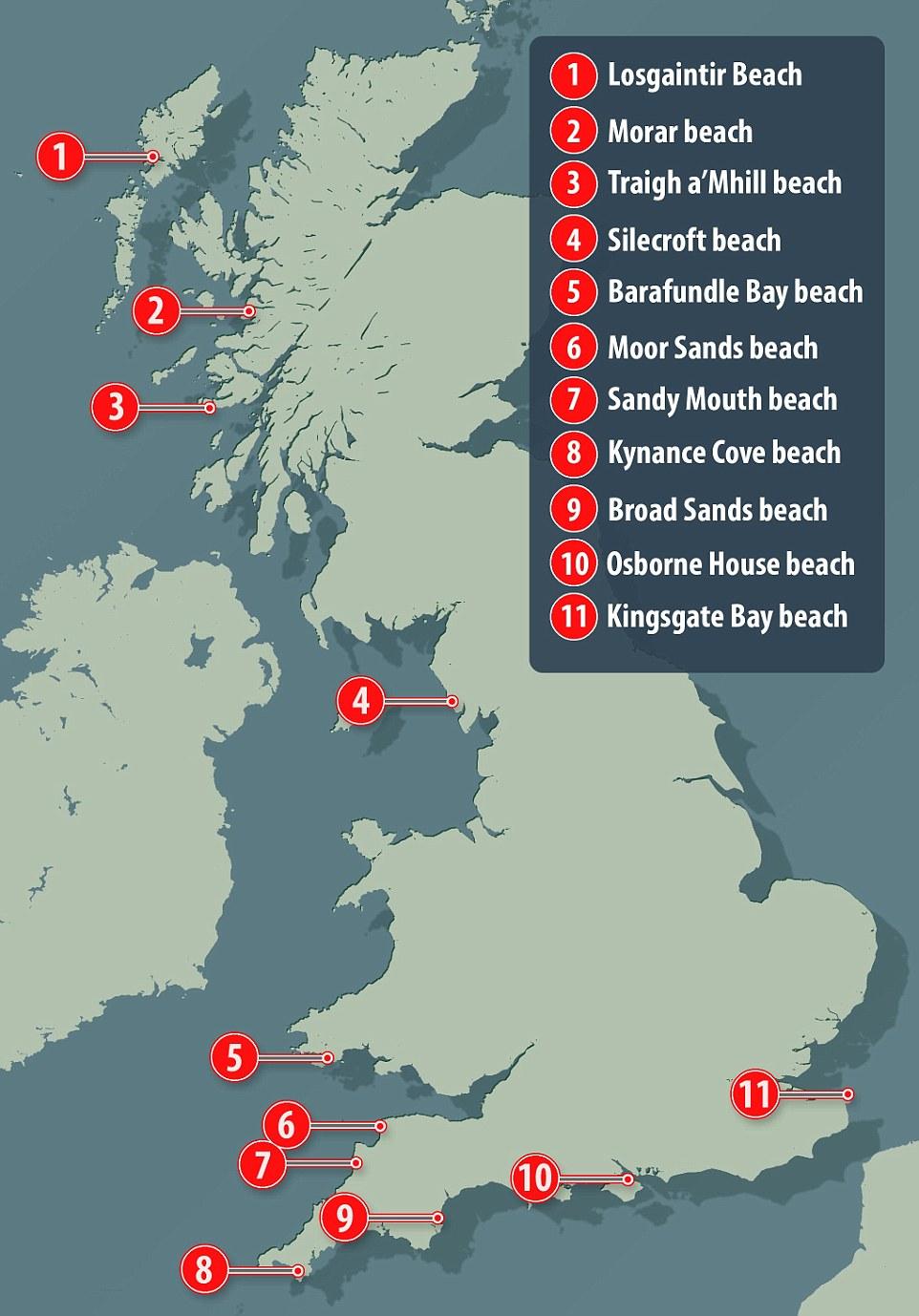 Hiking Maps Uk Best Beaches Uk Map Northern Europe Europe