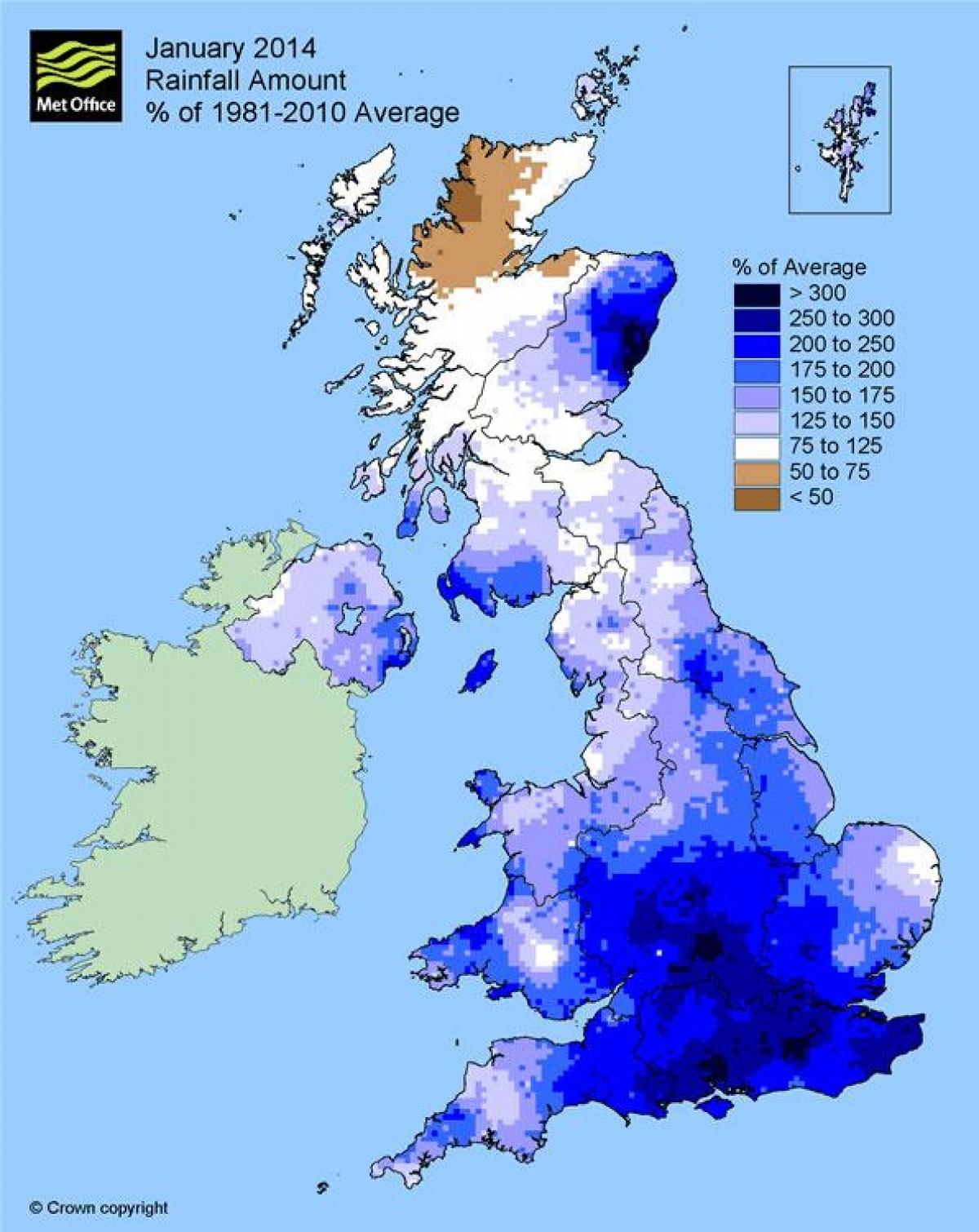 map of UK flood