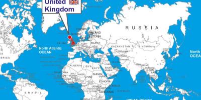 Great Britain on world map - Where is UK located in world map (Northern ...