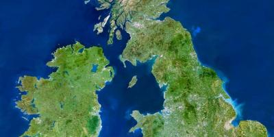 Satellite maps UK - Maps of ok satellite (Northern Europe - Europe)