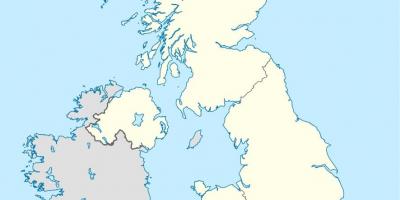 Map of UK borders