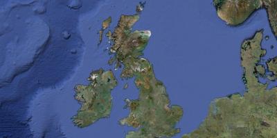 Map of UK weather
